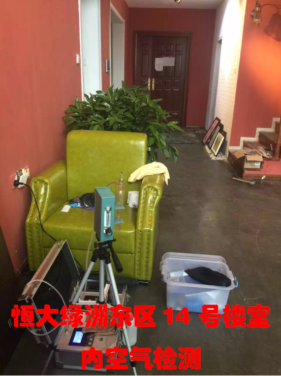 恒大綠洲東區(qū)14號樓2單元室內(nèi)空氣檢測