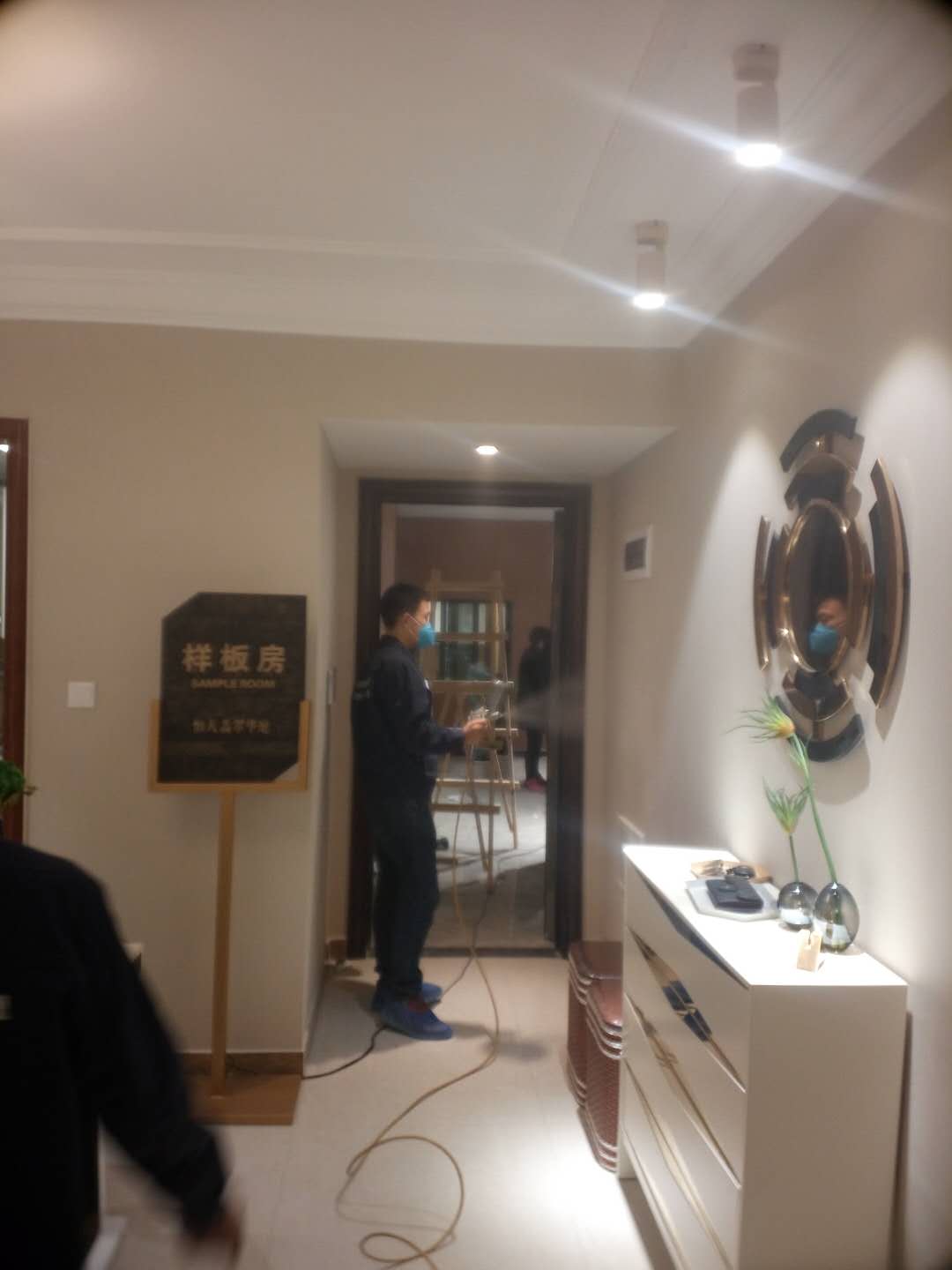 大同恒大翡翠華庭樣板間甲醛清除！